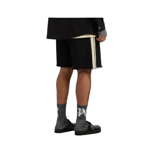 Logo Printed Drawstring Track Shorts