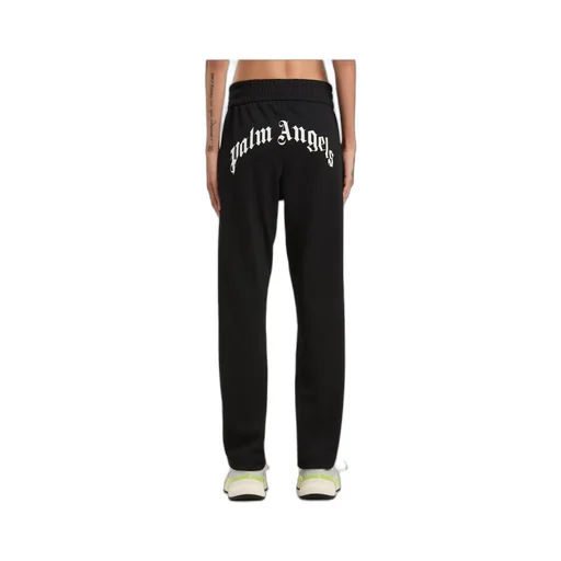 Curved Logo Printed Track Pants