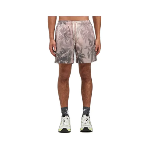 Sunset Palms Drawstring Swim Shorts