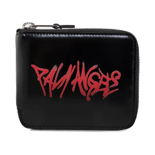 Logo Printed Zipped Wallet