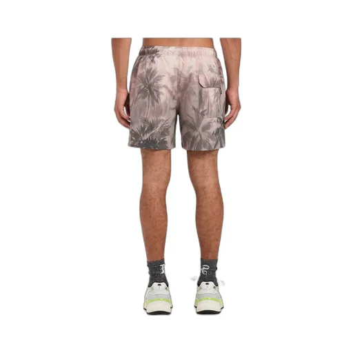 Sunset Palms Drawstring Swim Shorts