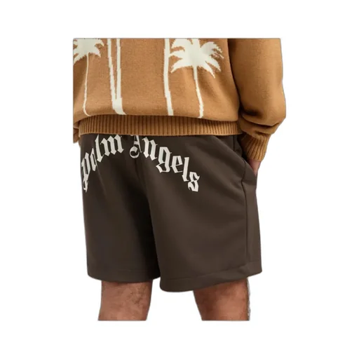 Curved Logo Track Shorts
