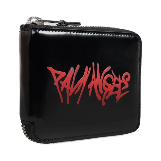 Logo Printed Zipped Wallet