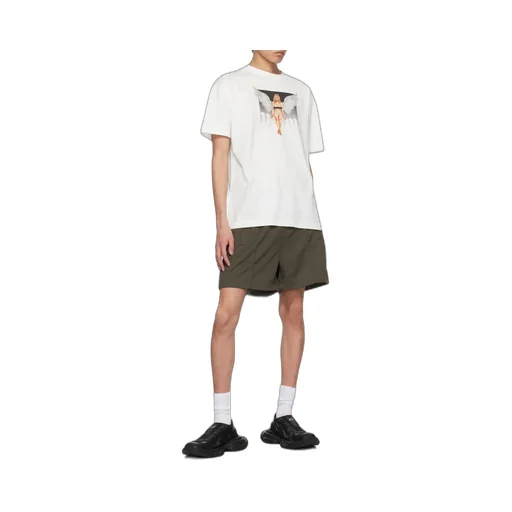 Curved Logo Track Shorts