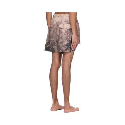 Sunset Palms Drawstring Swim Shorts