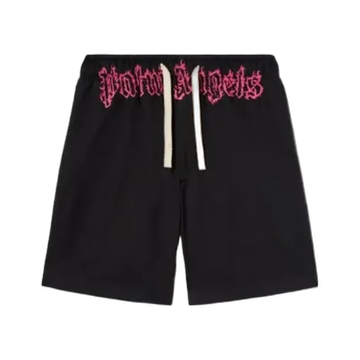 Logo Printed Drawstring Shorts