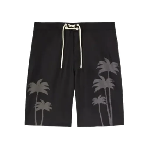 Palms Printed Drawstring Swim Shorts