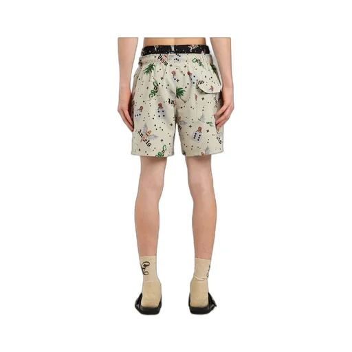 Pin-Up Drawstring Swim Shorts