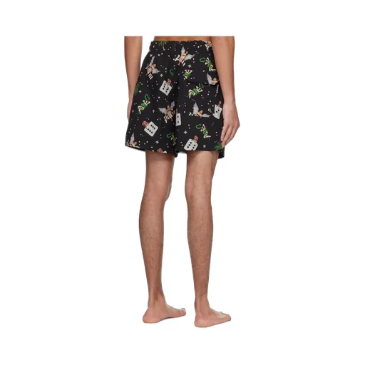 Pin-Up Drawstring Swim Shorts