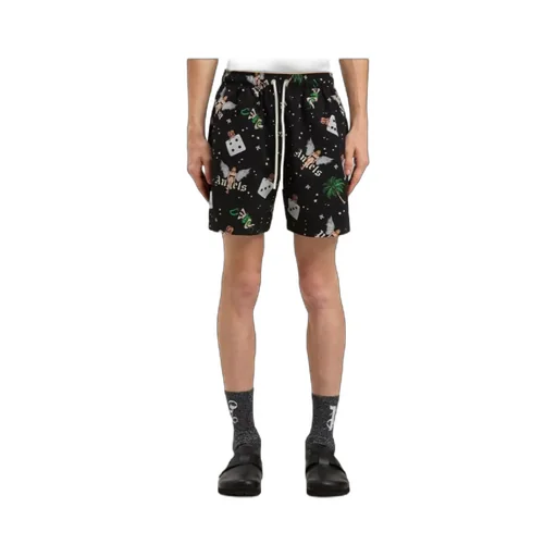 Pin-Up Drawstring Swim Shorts