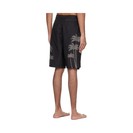 Palms Printed Drawstring Swim Shorts