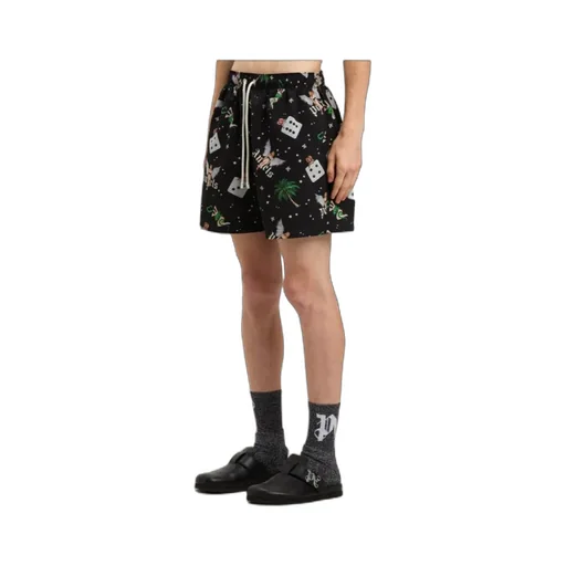 Pin-Up Drawstring Swim Shorts