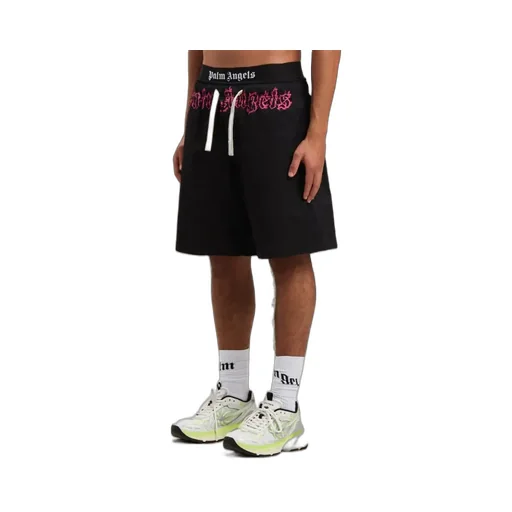 Logo Printed Drawstring Shorts