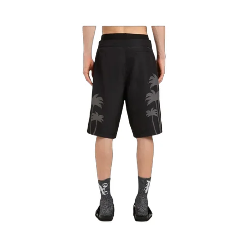 Palms Printed Drawstring Swim Shorts