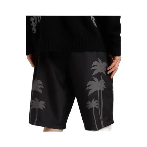 Palms Printed Drawstring Swim Shorts