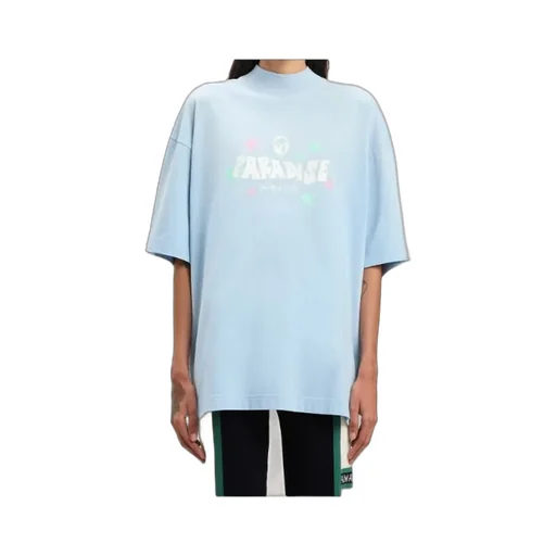 Paradise Palm Printed Drop Shoulder T-Shirt