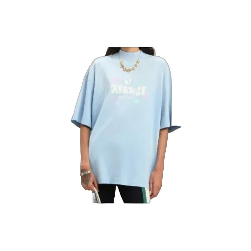 Paradise Palm Printed Drop Shoulder T-Shirt