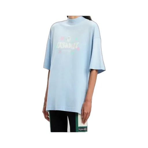 Paradise Palm Printed Drop Shoulder T-Shirt