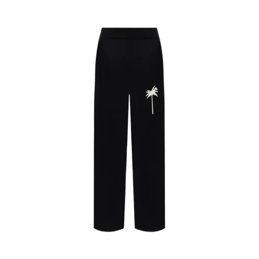 Palm Intarsia Elasticated Waist Pants