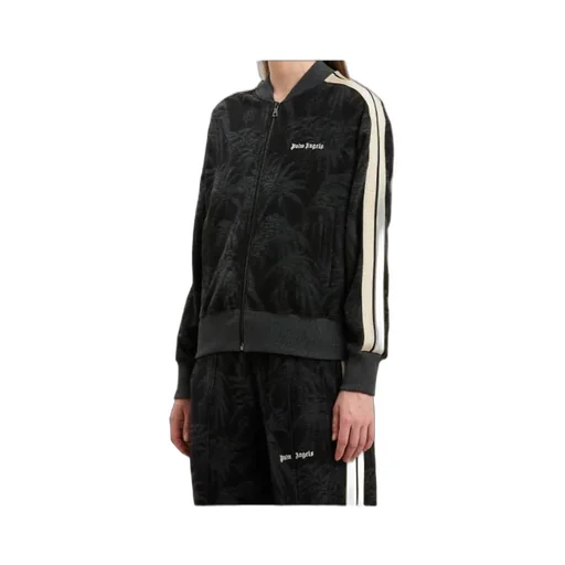 Palms Jacquard Zip-Up Sweatshirt