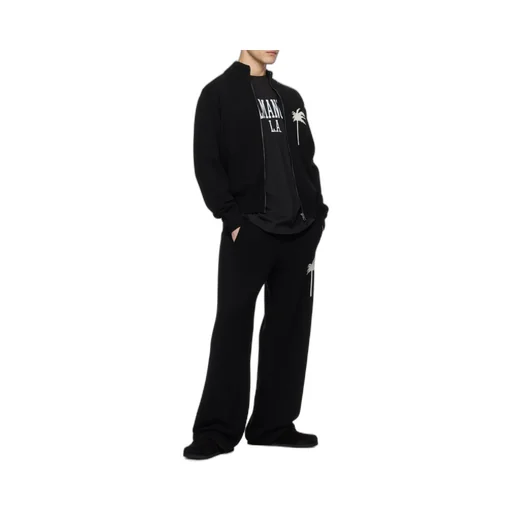 Palm Intarsia Elasticated Waist Pants