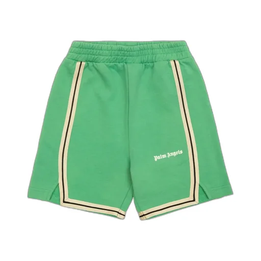 Logo Embroidered Stripe Detailed Shorts