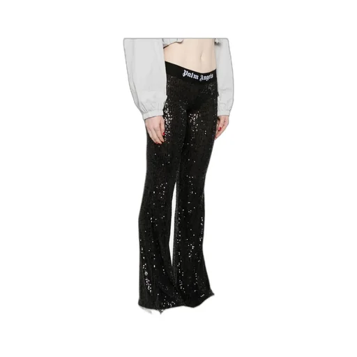 Logo-Tape Sequin Trousers