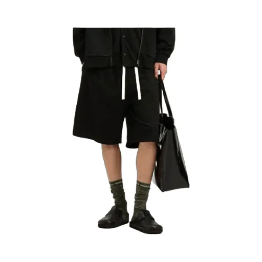 Drawstring Bermuda Shorts