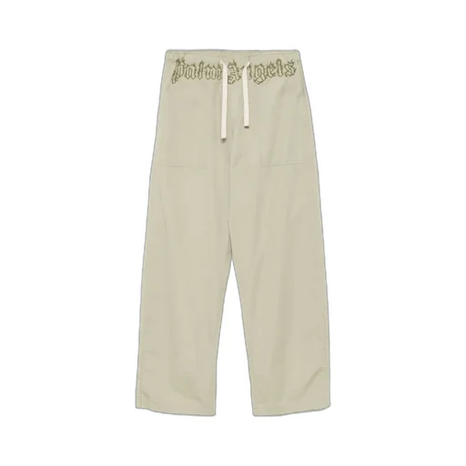 Logo Waist Drawstring Trousers