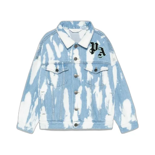 Logo-Patch Button-Up Jacket