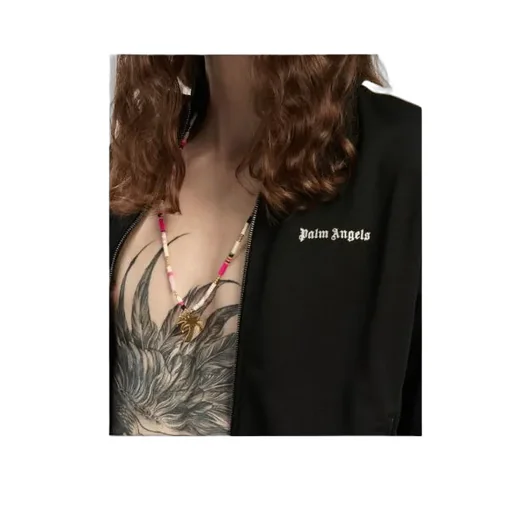 Logo Printed Zipped Track Jacket