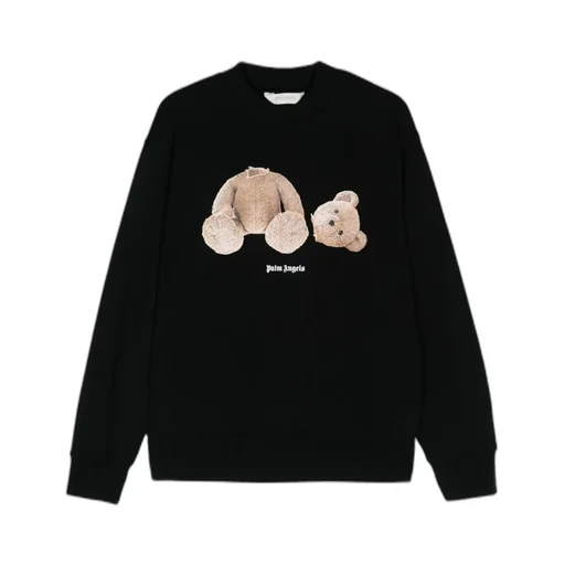 Bear Crewneck Drop-Shoulder Sweatshirt