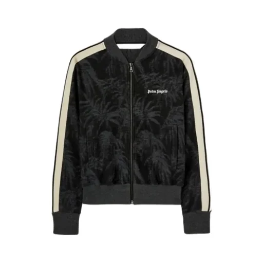 Palms Jacquard Zip-Up Sweatshirt