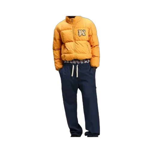 Zip-Up High Neck Puffer Jacket