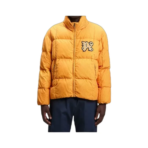Zip-Up High Neck Puffer Jacket
