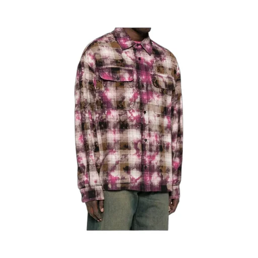 Checked Long-Sleeved Shirt