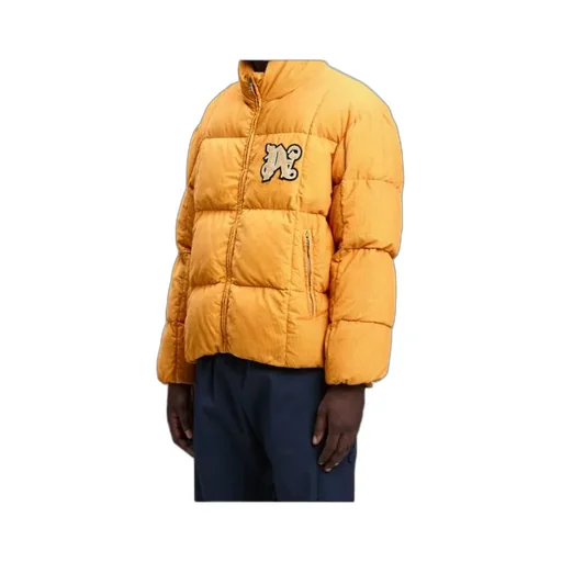 Zip-Up High Neck Puffer Jacket