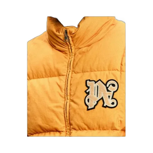 Zip-Up High Neck Puffer Jacket