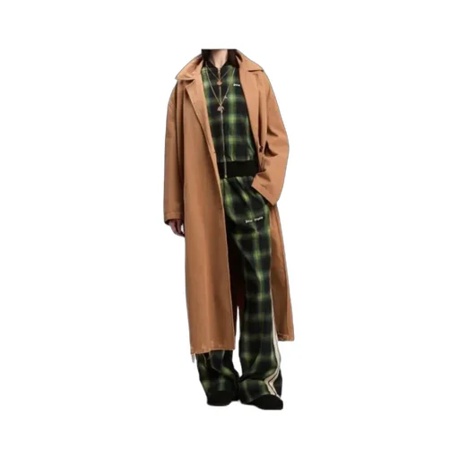 Logo Embroidered Checked Pilot Jacket