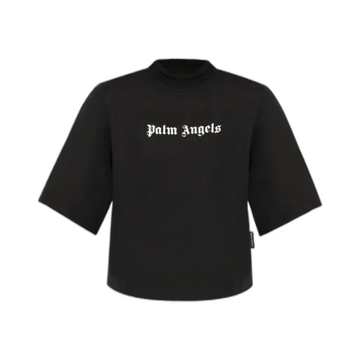 Logo Printed Mockneck T-Shirt