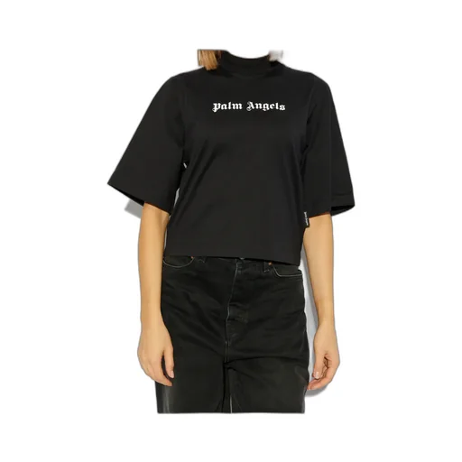 Logo Printed Mockneck T-Shirt