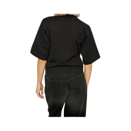 Logo Printed Mockneck T-Shirt
