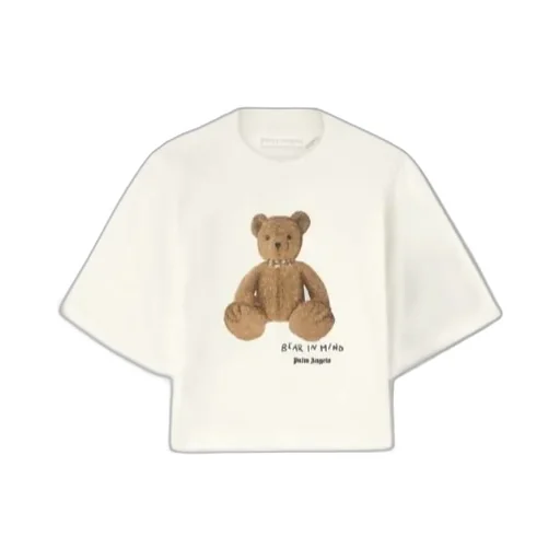 Bear Printed Crewneck T-Shirt
