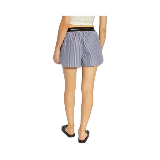 Logo Waistband Striped Shorts