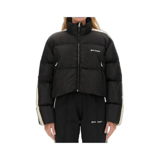Logo Embroidered Zip-Up Jacket