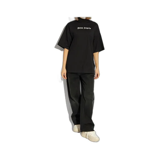 Logo Printed Mockneck T-Shirt