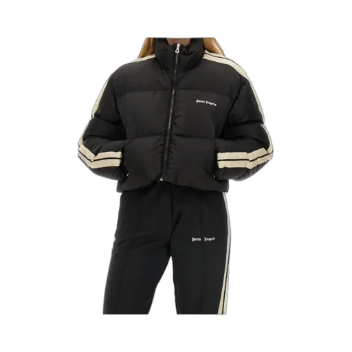 Logo Embroidered Zip-Up Jacket