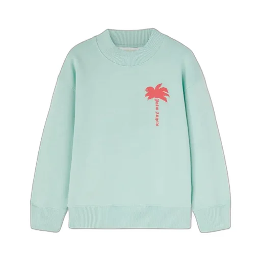 Palm Tree Printed Crewneck Sweatshirt