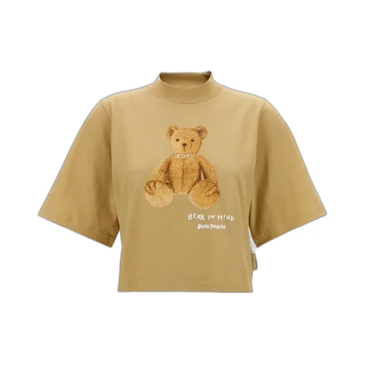 Bear In Mind Cropped T-Shirt