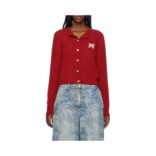 Long-Sleeved Letter Cardigan